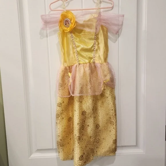 strapless open back dress Pink Princess Dress Costume For Toddler Girls main image 0